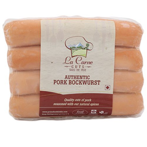 authentic pork bockwurst